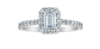 14K Gold 0.84cttw Lab Grown Diamond Engagement Ring - /
