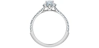 14K Gold 0.84cttw Lab Grown Diamond Engagement Ring - /