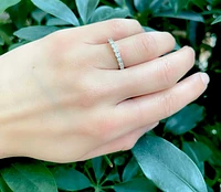 10K Yellow Gold Diamond 0.33cttw Illusion Setting Ring, Size 6.5