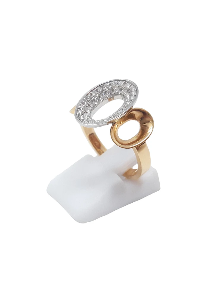 14K Rose Gold 0.31cttw Diamond Ring, Size 7