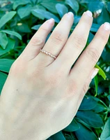 10K Rose Gold 0.065cttw Diamond Paw Print Ring, size 6.5