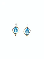 Blue Topaz Earrings
