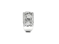 14K White Gold 1.17cttw Canadian Diamond Ring, size 6.5