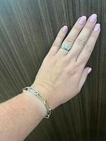 10K Yellow Gold 0.75cttw Diamond Bracelet