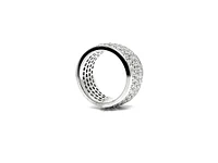 14K White Gold 4.40cttw Diamond Eternity Ring, size 6