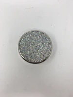 Silver Crystal Round Trinket Box