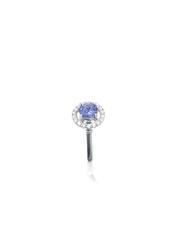 Tanzanite & Diamond Ring