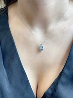 Aquamarine & Blue Topaz Pendant