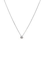 Diamond Solitaire Necklace
