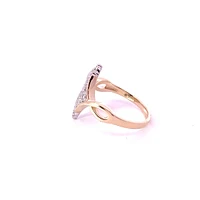 10K Yellow Gold 0.50cttw Diamond Ring - size 6.5