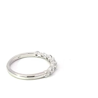 14K White Gold 0.40cttw Diamond Ring - size 6.5