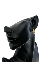 10K Yellow Gold 23mm Earrings