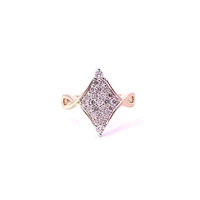 10K Yellow Gold 0.50cttw Diamond Ring - size 6.5