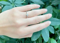 10K White Gold 0.15cttw Diamond Ring