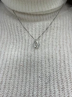 Diamond Silver Necklace