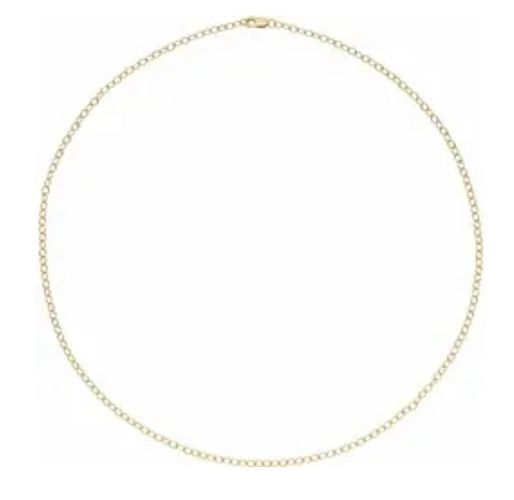 2.5 mm Cable Chain with Lobster Clasp - Various Lengths /