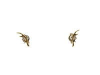 10K Yellow Gold 0.04cttw Canadian Diamond Stud Earrings