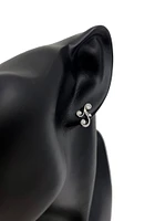 10K White Gold 0.215cttw Canadian Diamond Earrings