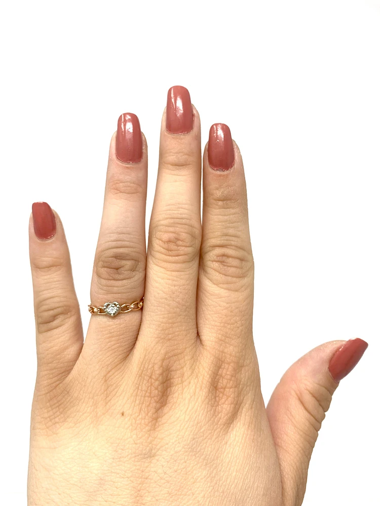 Heart Diamond Ring