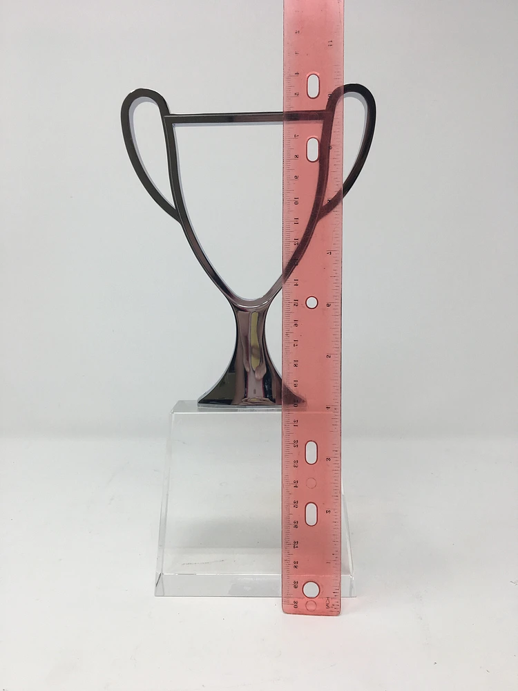 Trophy Outline with Glass Bottom