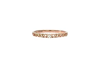10K Rose Gold 0.02cttw Diamond Heart Shaped Ring