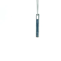10K White Gold 0.30 cttw Canadian Diamond Pendant, 18"