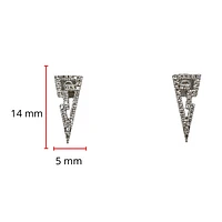 14K White Gold 0.15cttw Diamond Stud Earrings