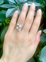14K White Gold 0.60cttw Diamond Ring - Size 6.5