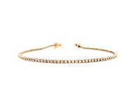 14K Rose Gold 0.35cttw Diamond Tennis Bracelet, 7"