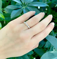 14K White Gold 0.40cttw Canadian Diamond Infinity Ring