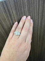 10K Yellow Gold 1.00cttw Diamond Ring - size 6.5