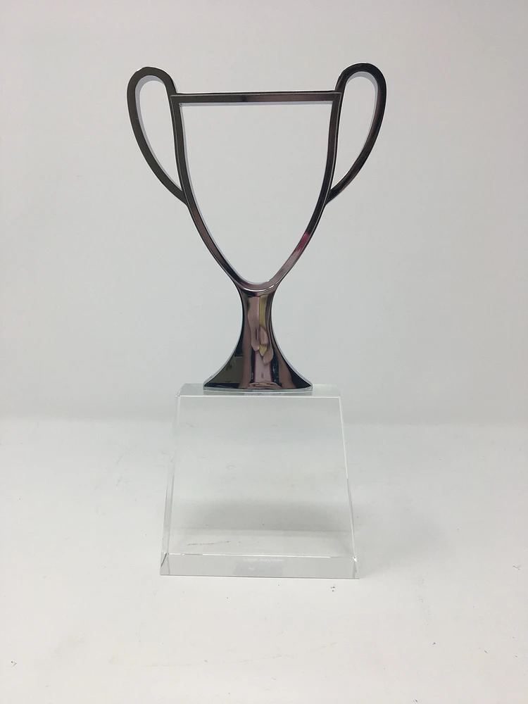 Trophy Outline with Glass Bottom