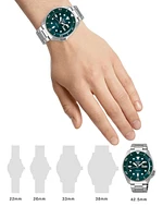 Seiko 5 Sports Sports Stainless Steel Automatic Watch SRPD61K1F - Shipping Immediately