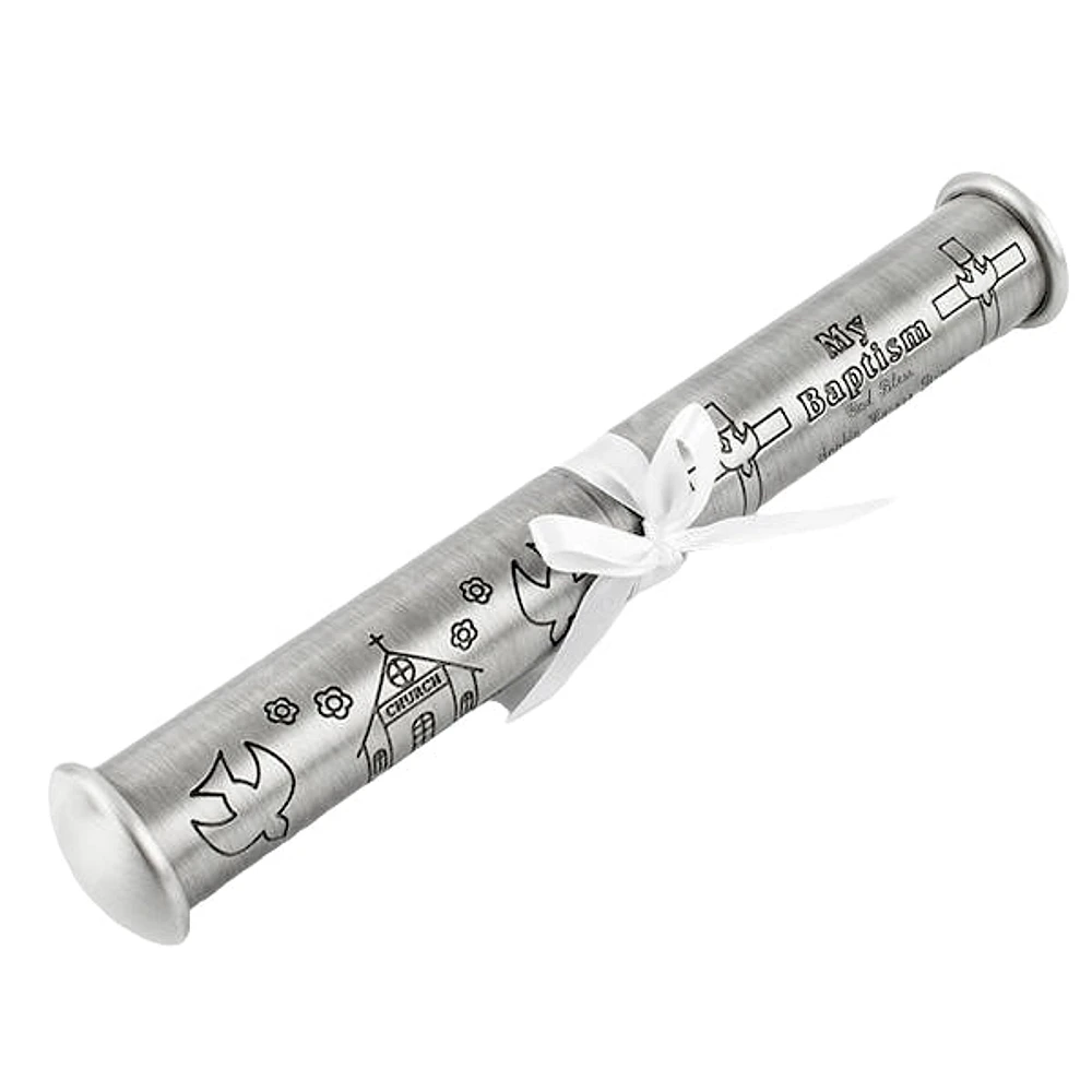 Baptism Certificate Tube & Stand (sold separately) 