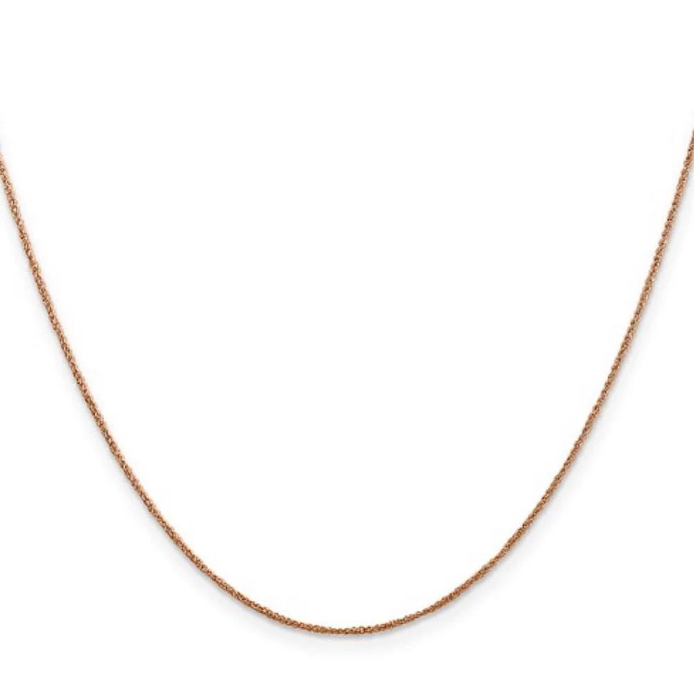 14K Rose Gold Ropa Chain - 0.7mm