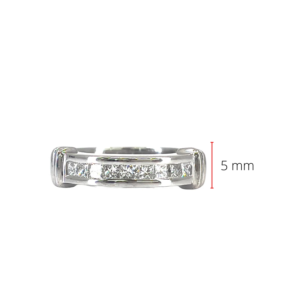 14K White Gold 0.55cttw Diamond Ring - Size 6.5