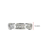 14K White Gold 0.55cttw Diamond Ring - Size 6.5