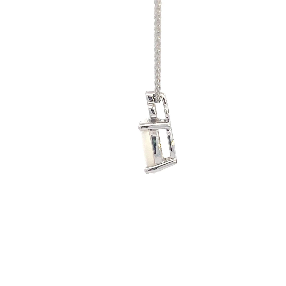 10K Gold Opal and Diamond Pendant