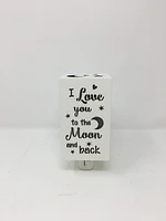 LED Nightlight - Moon & Back