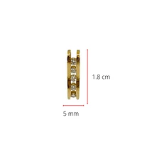 14K Yellow Gold 0.30cttw Diamond Della Falls Pendant - 5mm x 20mm