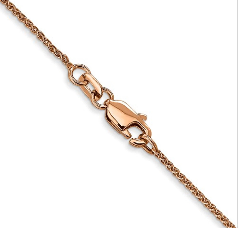 14K Rose Gold Spiga Chain - 2.1mm