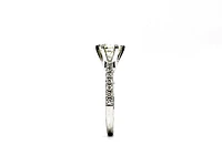 14K White Gold 1.23cttw Diamond Engagement Ring, Size 6