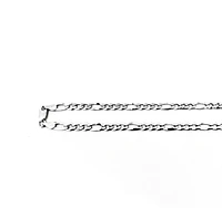 925 Sterling Silver Chain Figaro - 22" - 5.6mm
