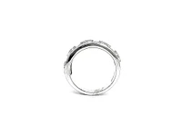 14K White Gold 1.17cttw Canadian Diamond Ring, size 6.5