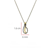 10K Yellow Gold Diamond Pendant