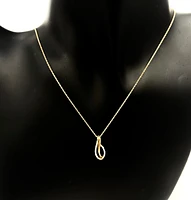 10K Yellow Gold Diamond Pendant