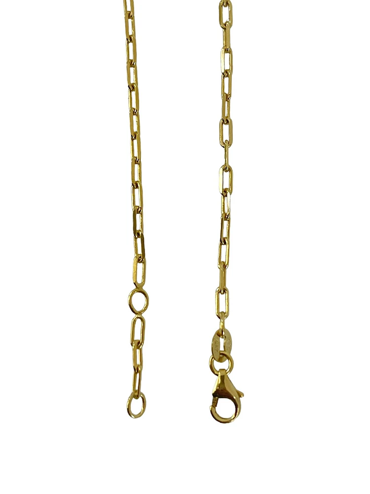 10K Yellow Gold Bracelet, 6.0-6.5"