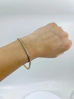 10K Yellow Gold 1.00cttw Diamond Tennis Bracelet, 7"