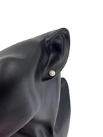 14K Yellow Gold 7-7.5mm Cultured Pearl Earrings with Butterfly Backs