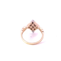 10K Yellow Gold 0.50cttw Diamond Ring - size 6.5